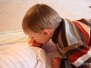 Ethan kissing Autumn