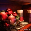 Christmas decorations around the house.