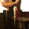 Christmas decorations around the house.