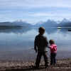 Ethan and Autumn at Lake McDonald