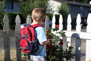First day of preschool day camp.