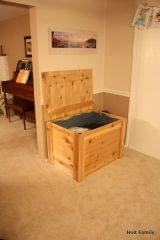 Firewood Box turn Linen Box